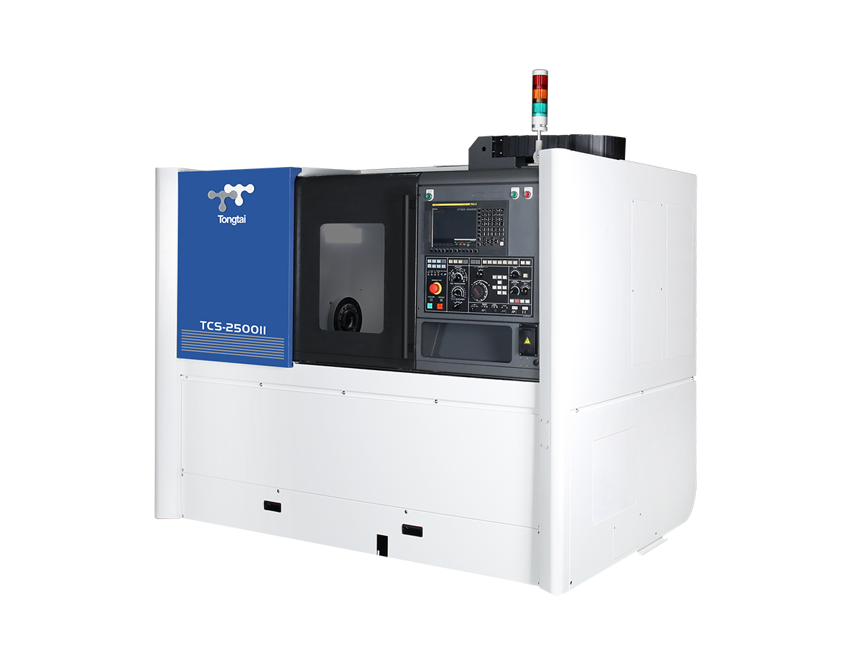 CNC Lathe-TCS-2500II-angle-blue